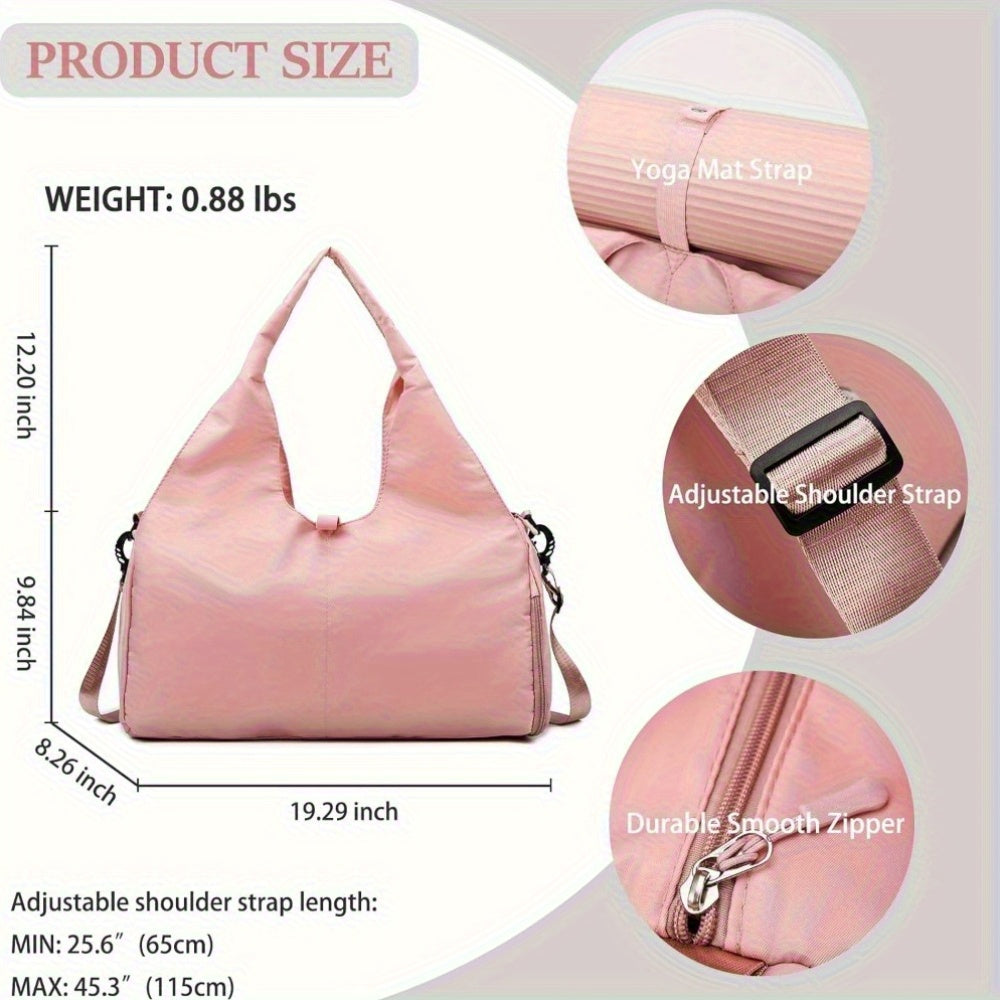 Lightweight Yoga Mat Bag With Strap For Women Carryall Tote