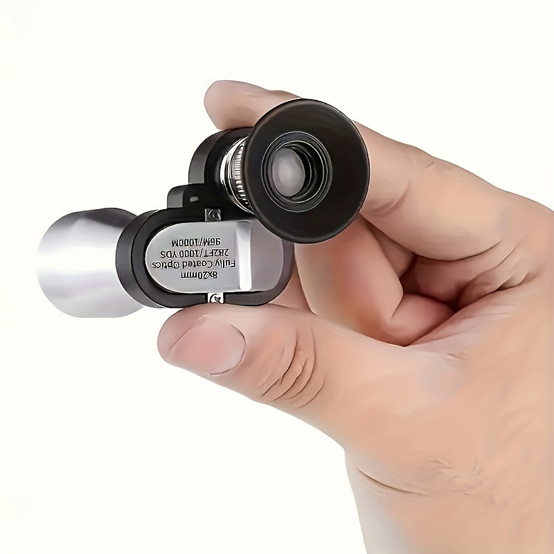 Mini Pocket Binoculars 8x20 Portable Monocular For Hiking