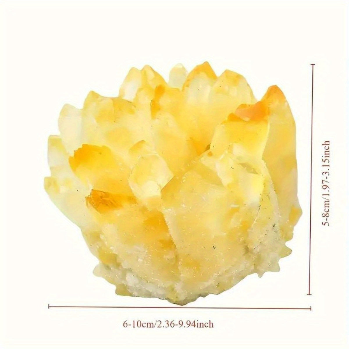 Large Natural Citrine Crystal Cluster Lucky Stone Gift