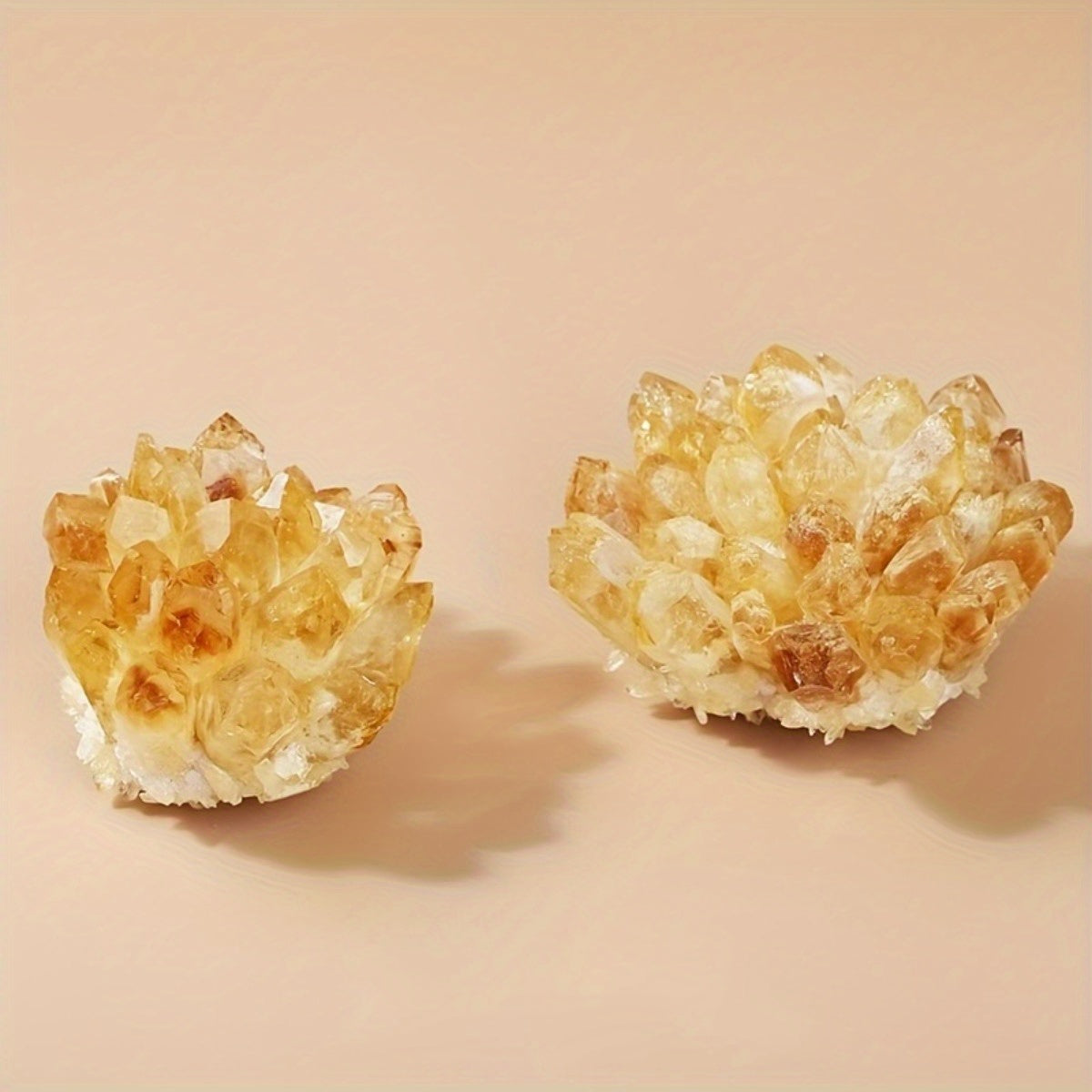 Large Natural Citrine Crystal Cluster Lucky Stone Gift