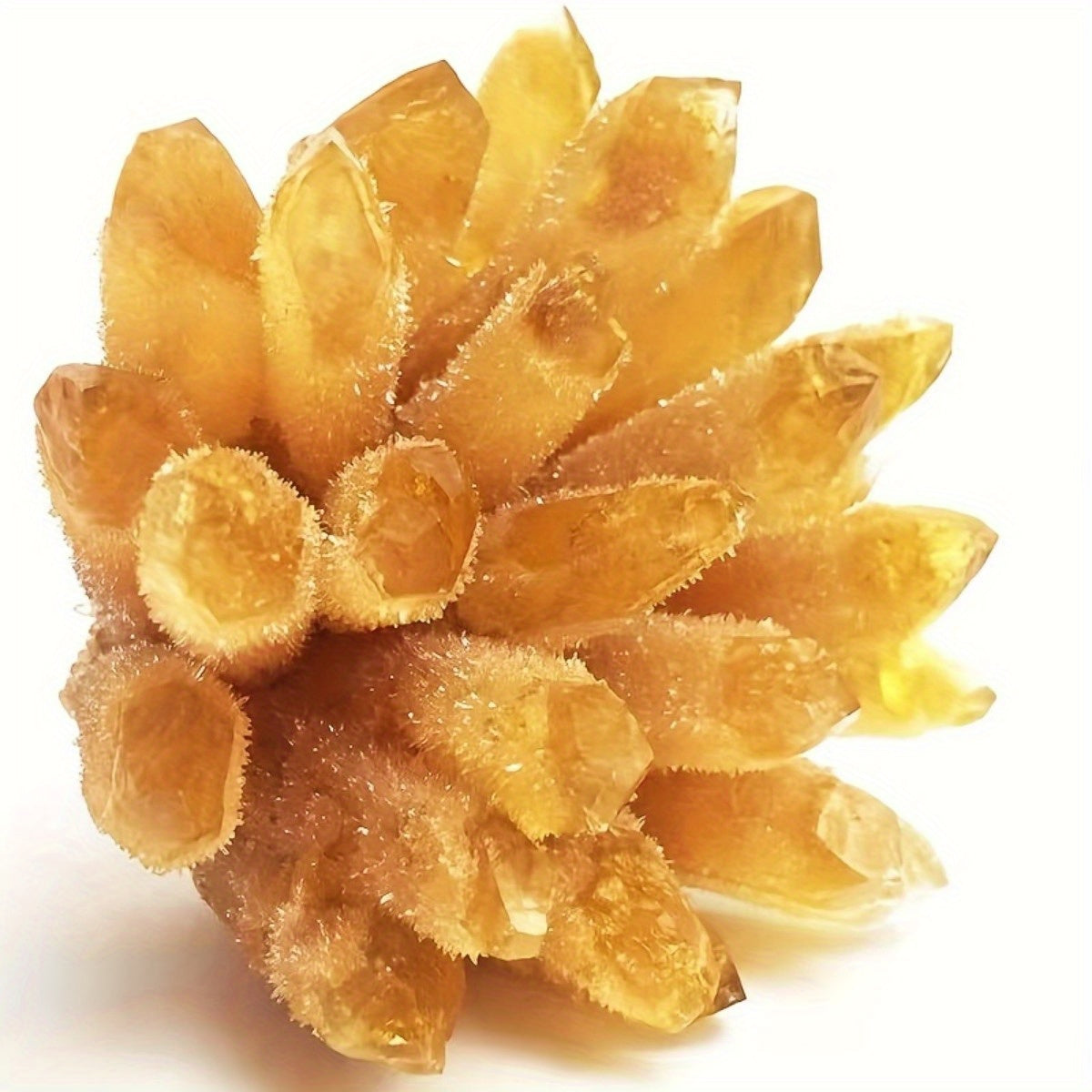 Large Natural Citrine Crystal Cluster Lucky Stone Gift