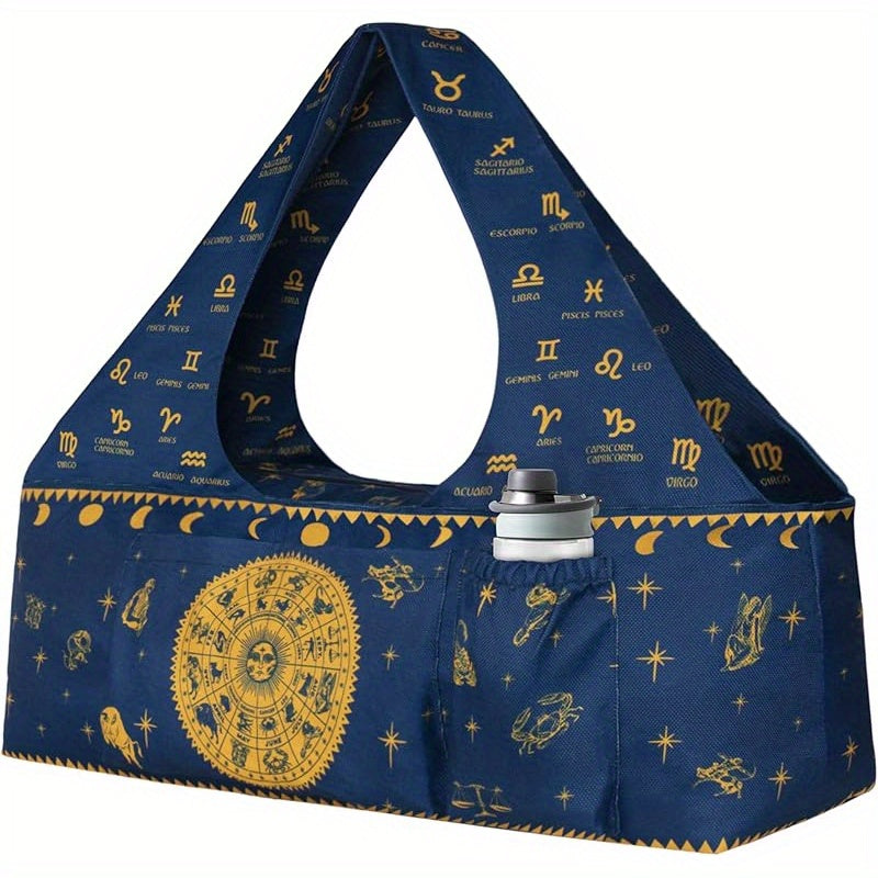 Large Yoga Mat Bag With Strap And Pockets Fits Most Mats