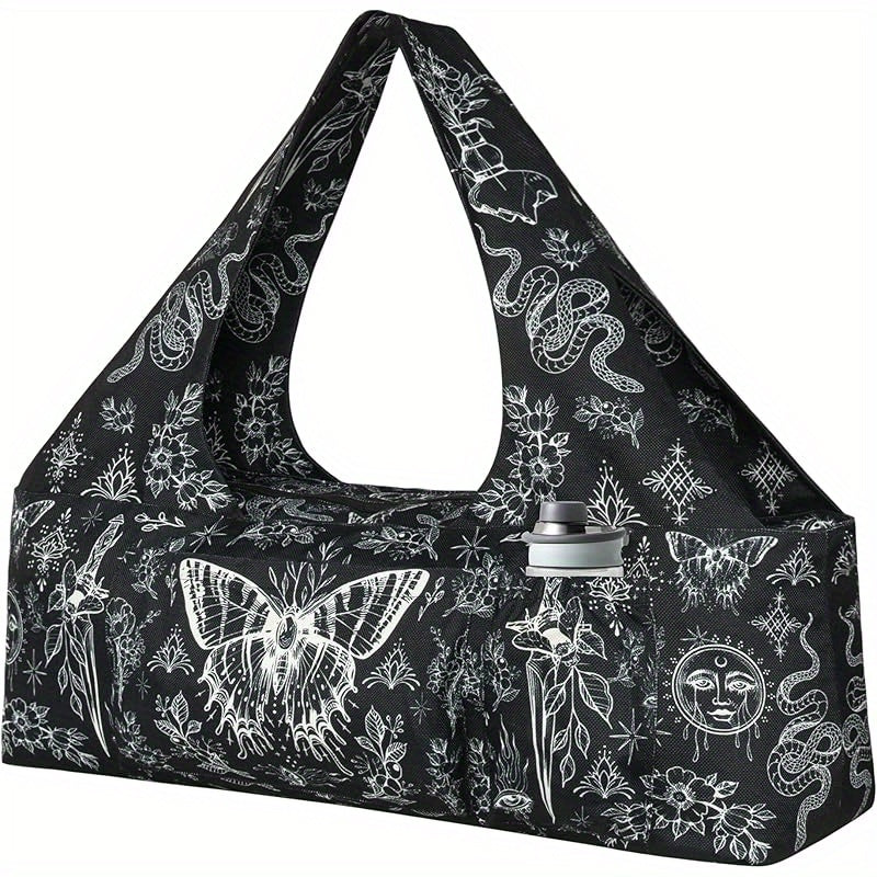 Large Yoga Mat Bag With Strap And Pockets Fits Most Mats