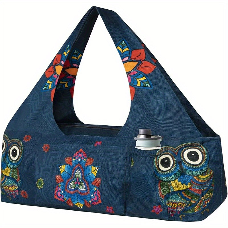 Large Yoga Mat Bag With Strap And Pockets Fits Most Mats
