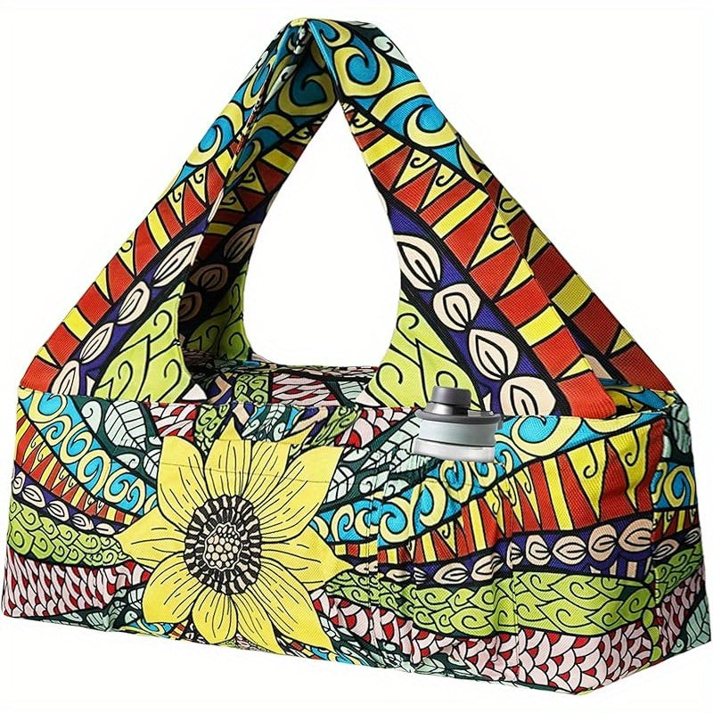 Large Yoga Mat Bag With Strap And Pockets Fits Most Mats