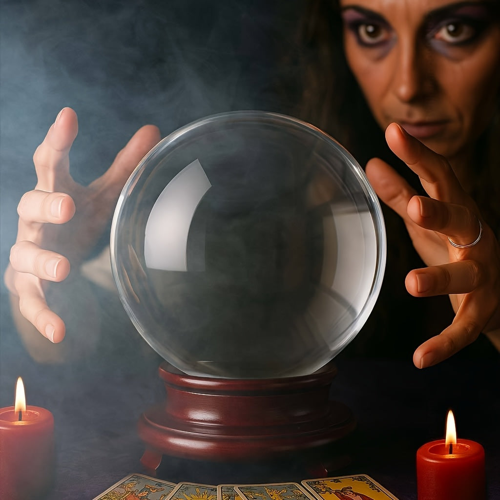 Natural Crystal Ball Ornament For Feng Shui And Photography