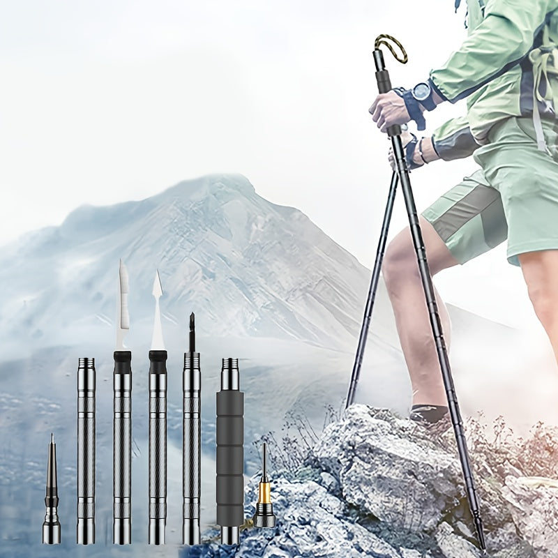 Lightweight Foldable Trekking Poles With Quick Lock