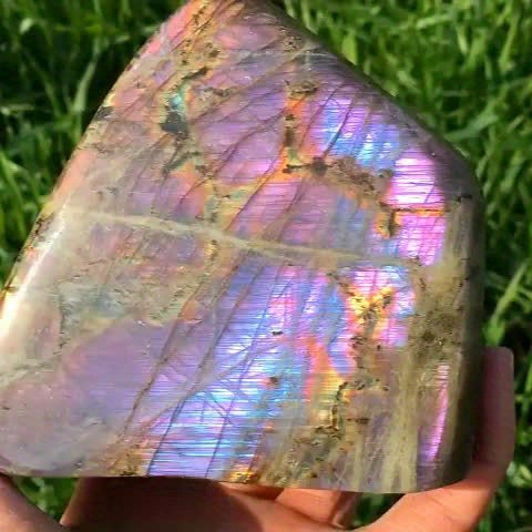 Large Labradorite Stone Ornament 600G 800G Home Decor Gift