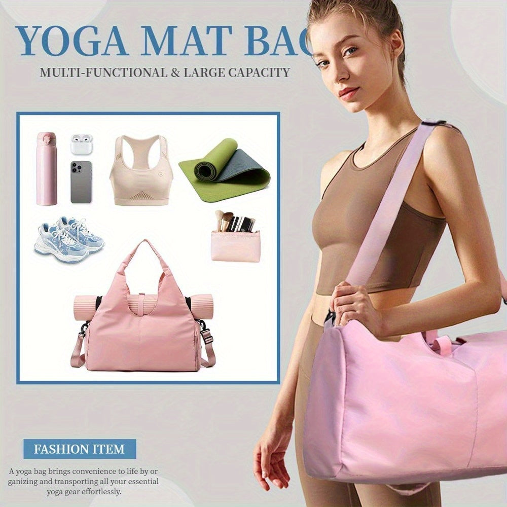 Lightweight Yoga Mat Bag With Strap For Women Carryall Tote