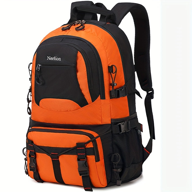 Men Large Capacity Hiking Backpack For Travel And Camping