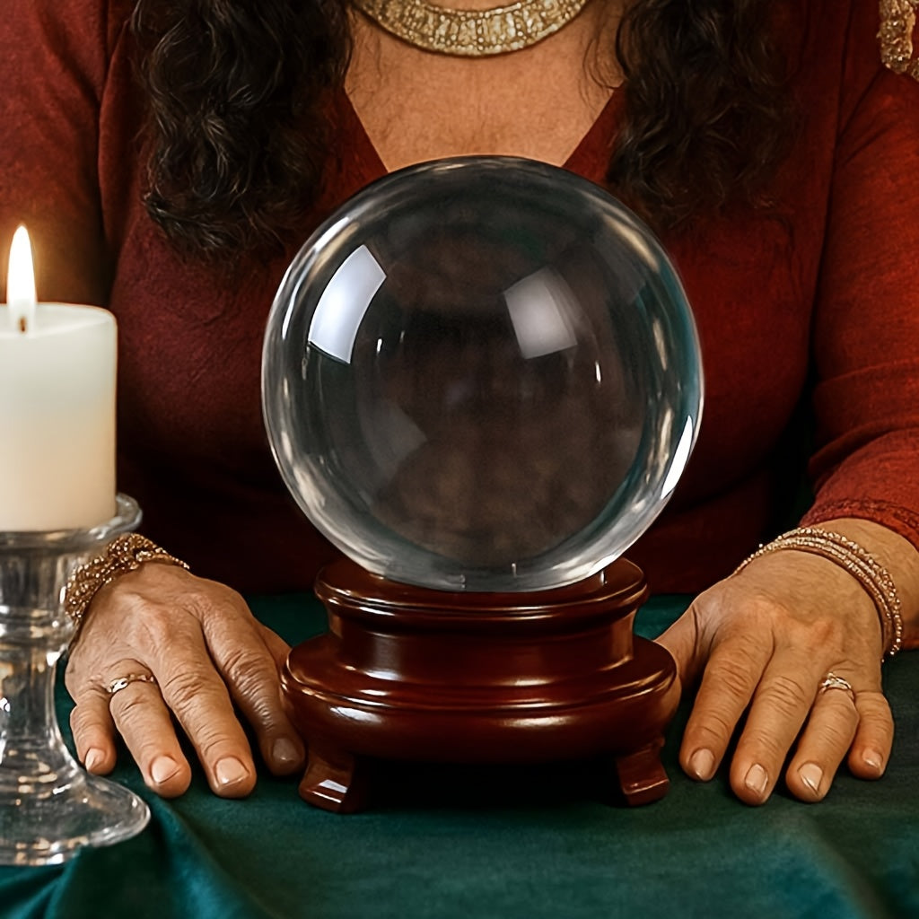Natural Crystal Ball Ornament For Feng Shui And Photography
