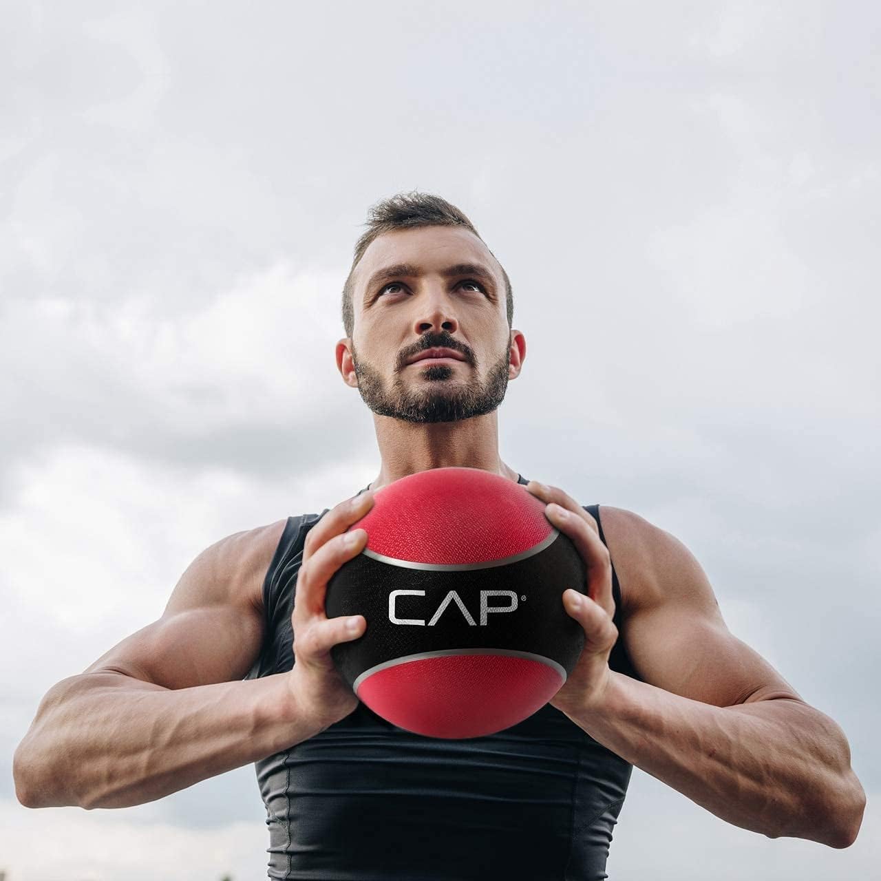Caphaus Medicine Ball Set With Multiple Weights And Rack