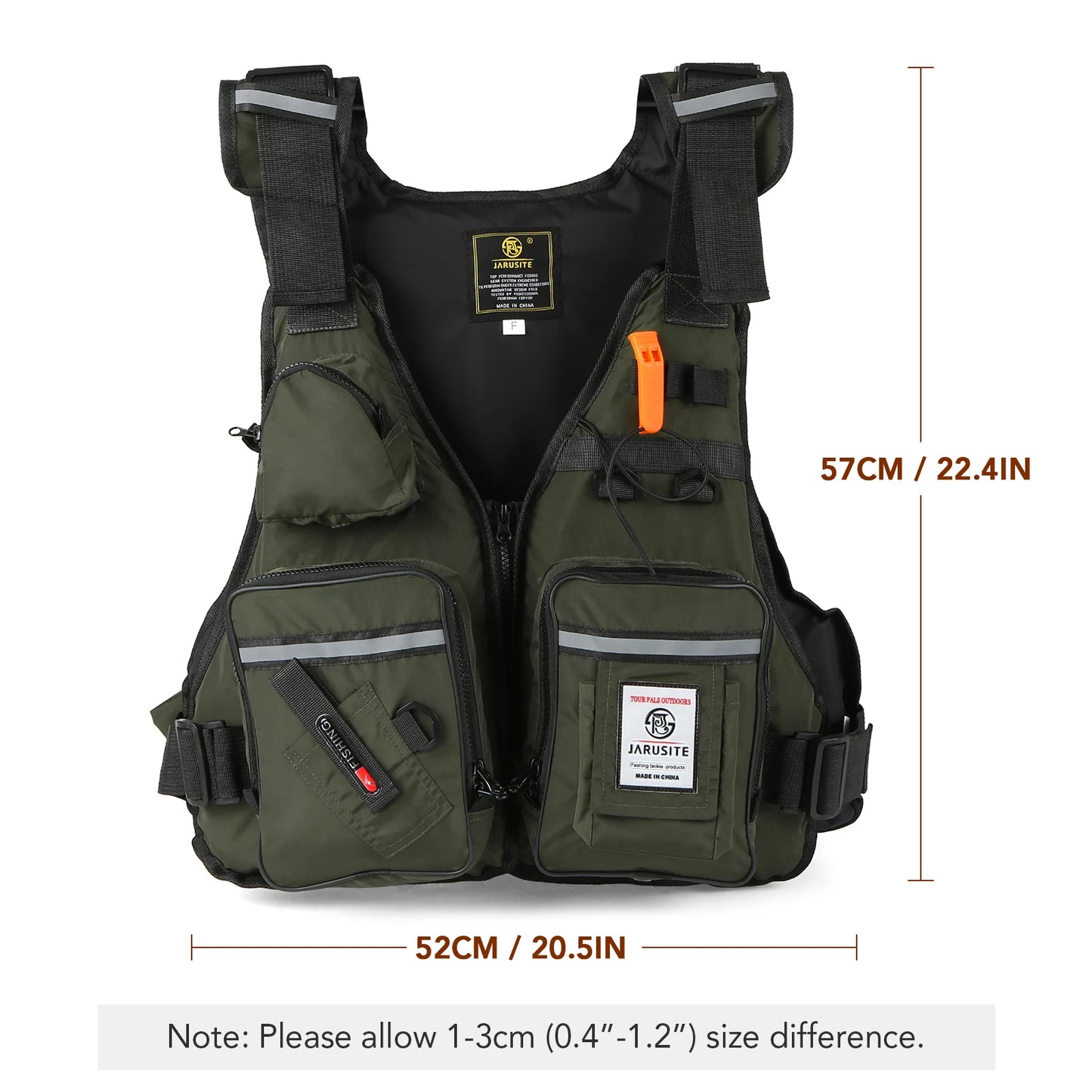 Men's Waterproof Fishing Vest with Multi Pockets and Adjustable Fit 2022