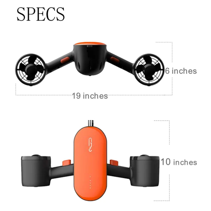 Electric Underwater Scooter Propeller for Diving Fishing and Snorkeling