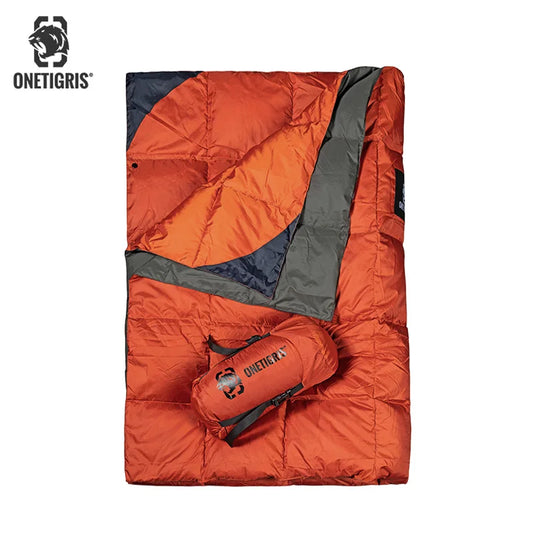 OneTigris Foldable Camping Blanket 3-Season 1-Person Quilt