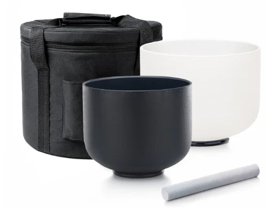 Hye Eun Pink Quartz Crystal Singing Bowl Set 7 Piece Chakra