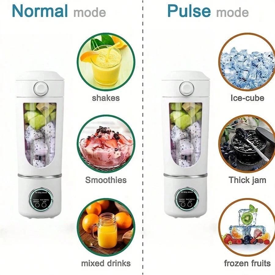 Portable Juice Maker Blender 700ML with Stainless Steel Blades for Smoothies