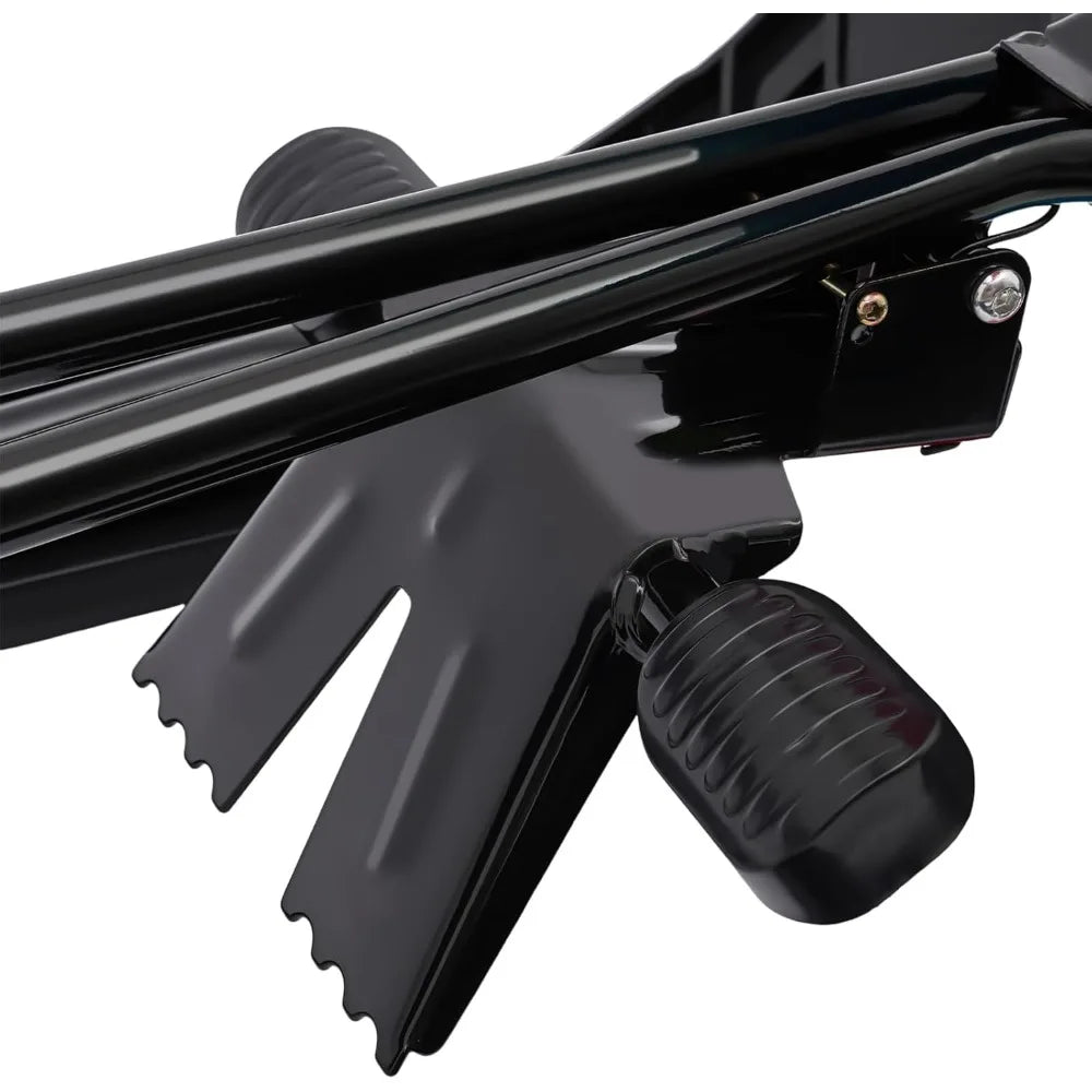 Snow Racer Sled With Steering Wheel and Twin Brakes 220 Lbs