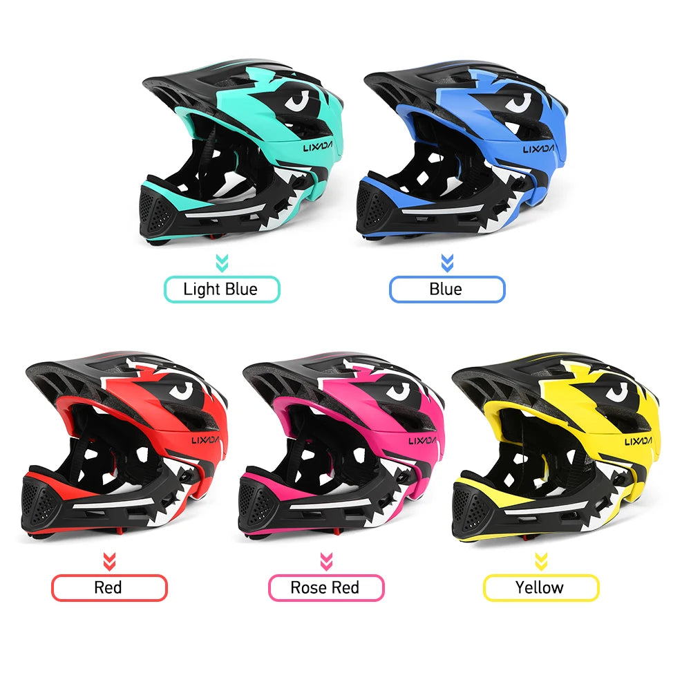 Lixada Kids Detachable Full Face Helmet For Cycling Safety