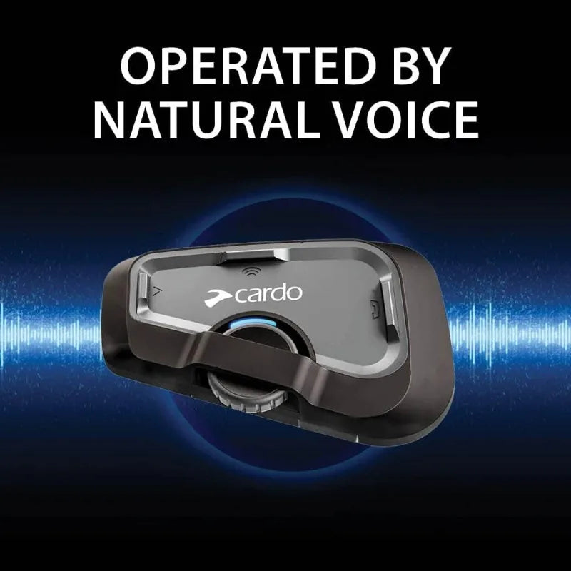 Cardo Systems Freecom 4X Single Bluetooth Intercom Black 1 Pack