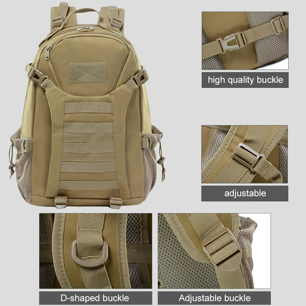 Tactical Camping Hiking Backpack Sling Outdoor Military Rucksack Waterproof Bag