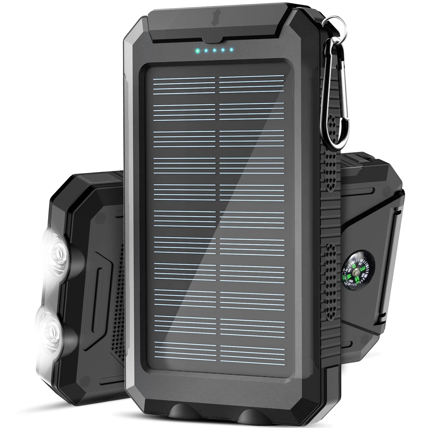 Waterproof Outdoor Solar Power Bank 38800mAh Dual USB Charger for Camping