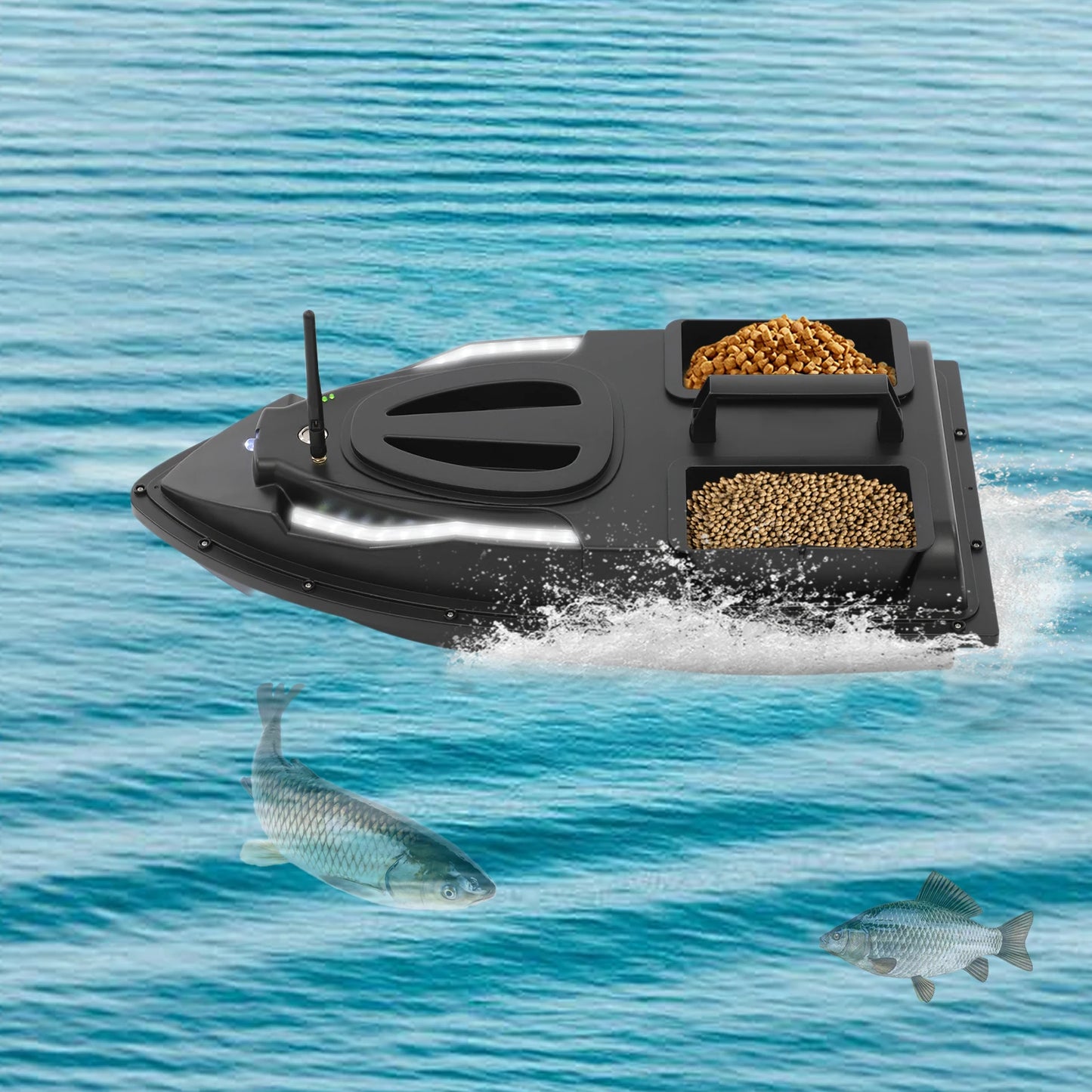 High Speed Remote Control Fishing Bait Boat for Pool and Lake Use