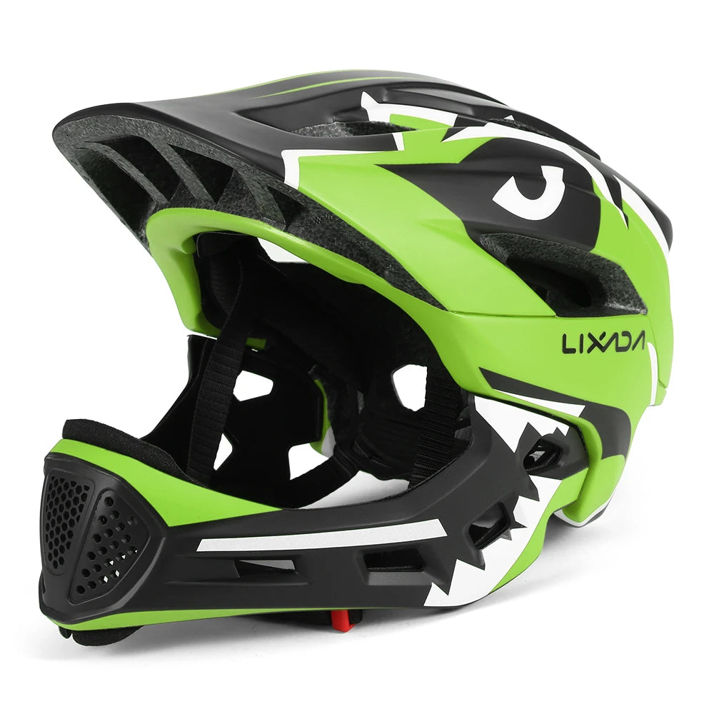 Lixada Kids Detachable Full Face Helmet For Cycling Safety