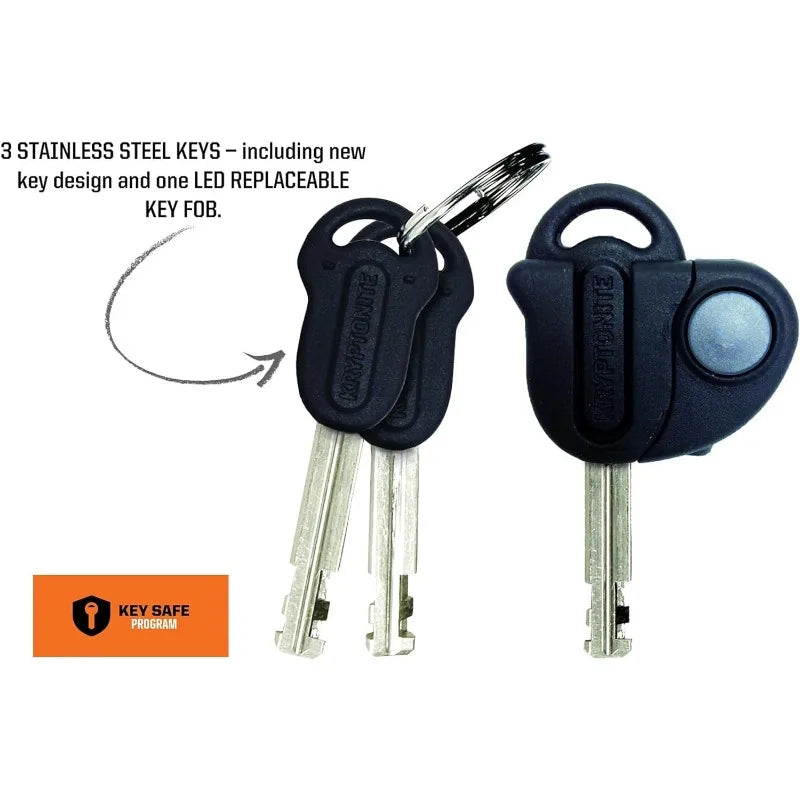 Kryptonite New York Fahgettaboudit Chain 1415 with New York Disc Lock