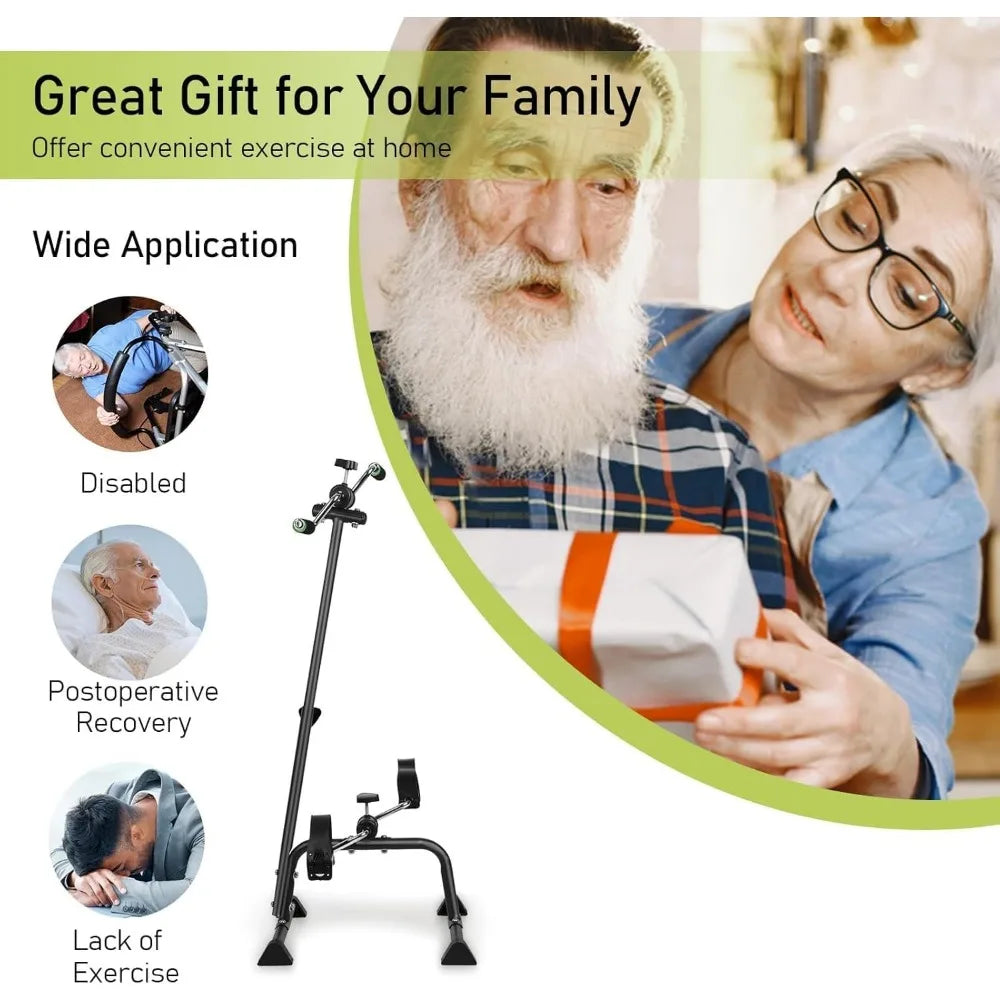 Senior Exercise Bike Pedal Exerciser for Arms Legs Knees