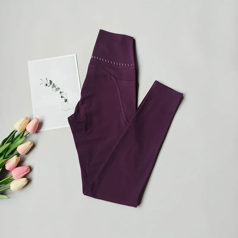 High Waist Push Up Fitness Leggings Women Yoga Pants Nude