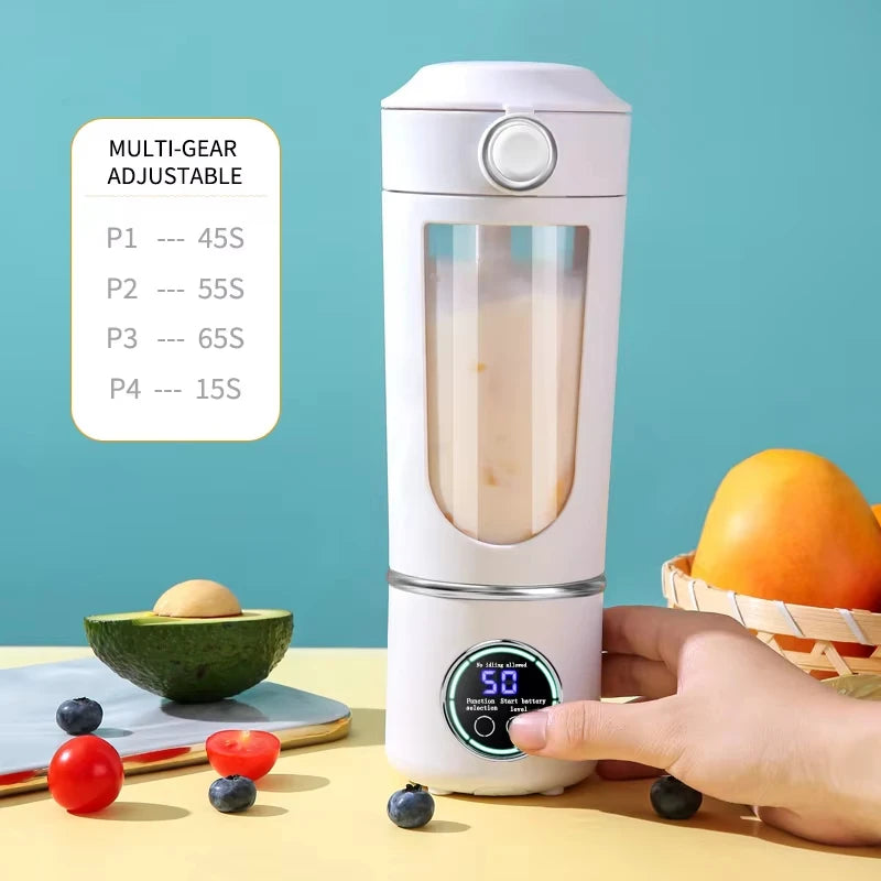 Portable Juice Maker Blender 700ML with Stainless Steel Blades for Smoothies
