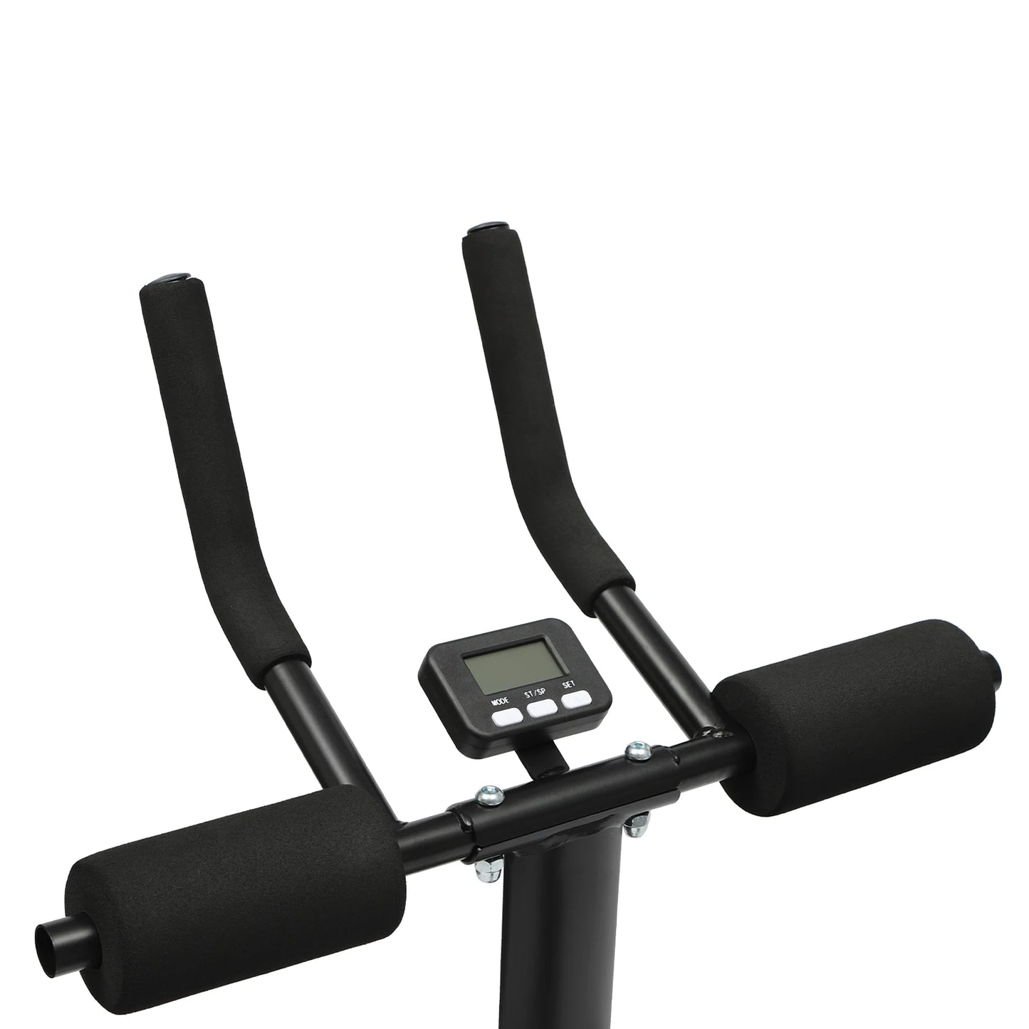 Core Workout Ab Machine with LED Display Silent Roller and Foldable Design