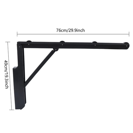 Compact Hot Tub Cover Lifter Rack 76cm 77lb Capacity for Easy Maintenance