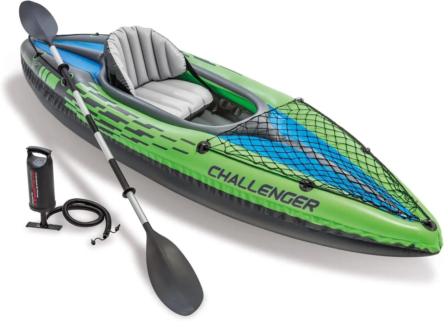 Intex Challenger Inflatable Kayak with Paddles and High-Output Pump
