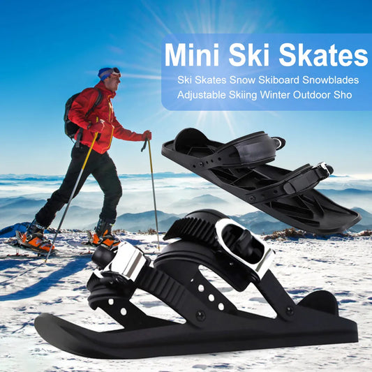Mini Short Ski Skates Portable Snow Shoes For Winter Sports