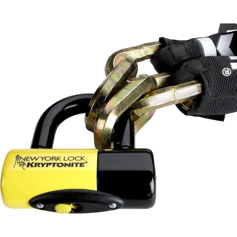 Kryptonite New York Fahgettaboudit Chain 1415 with New York Disc Lock