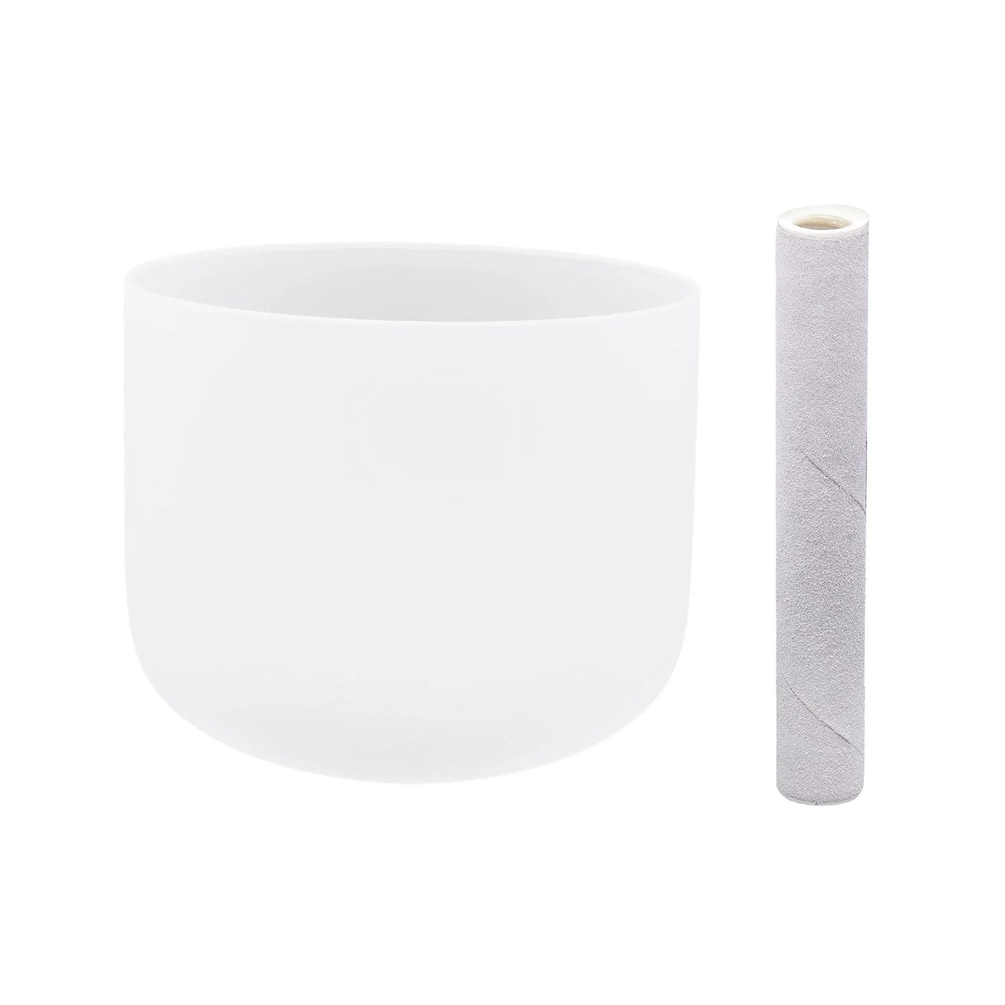8 Inch Crystal Singing Bowl for Sound Healing Relaxation and Meditation