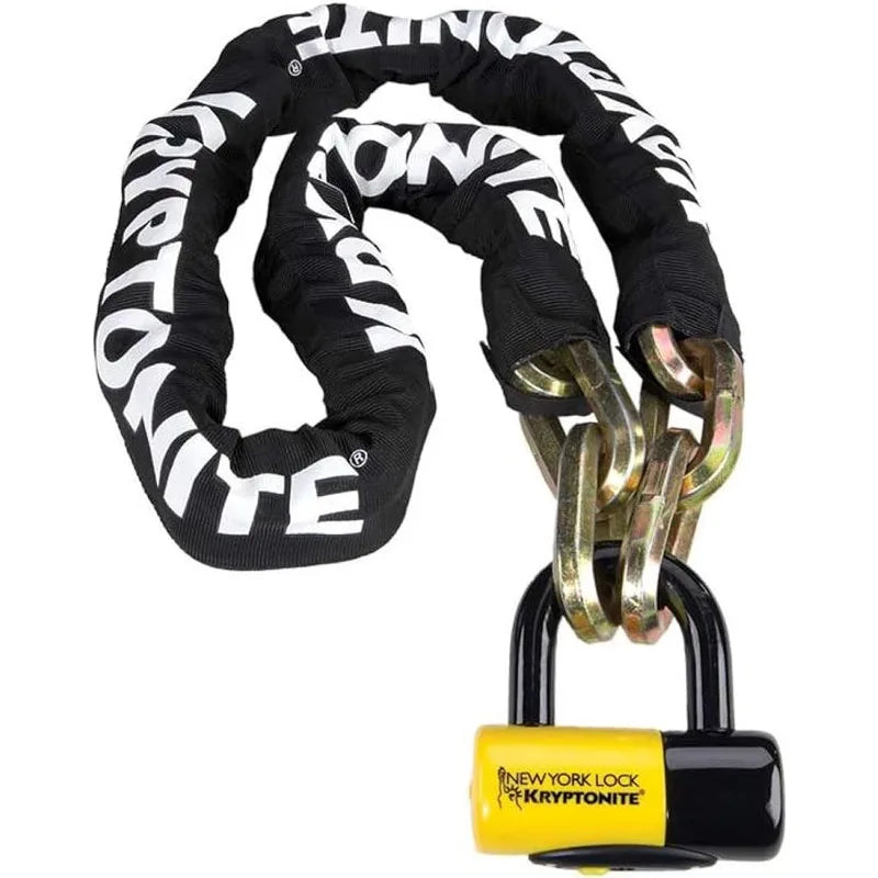 Kryptonite New York Fahgettaboudit Chain 1415 with New York Disc Lock