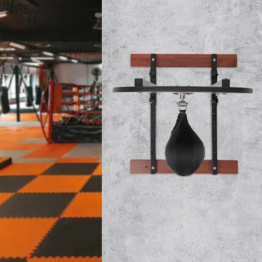 Wall-Mounted Adjustable Speed Bag Platform Kit Swivel Punching Fitness Training