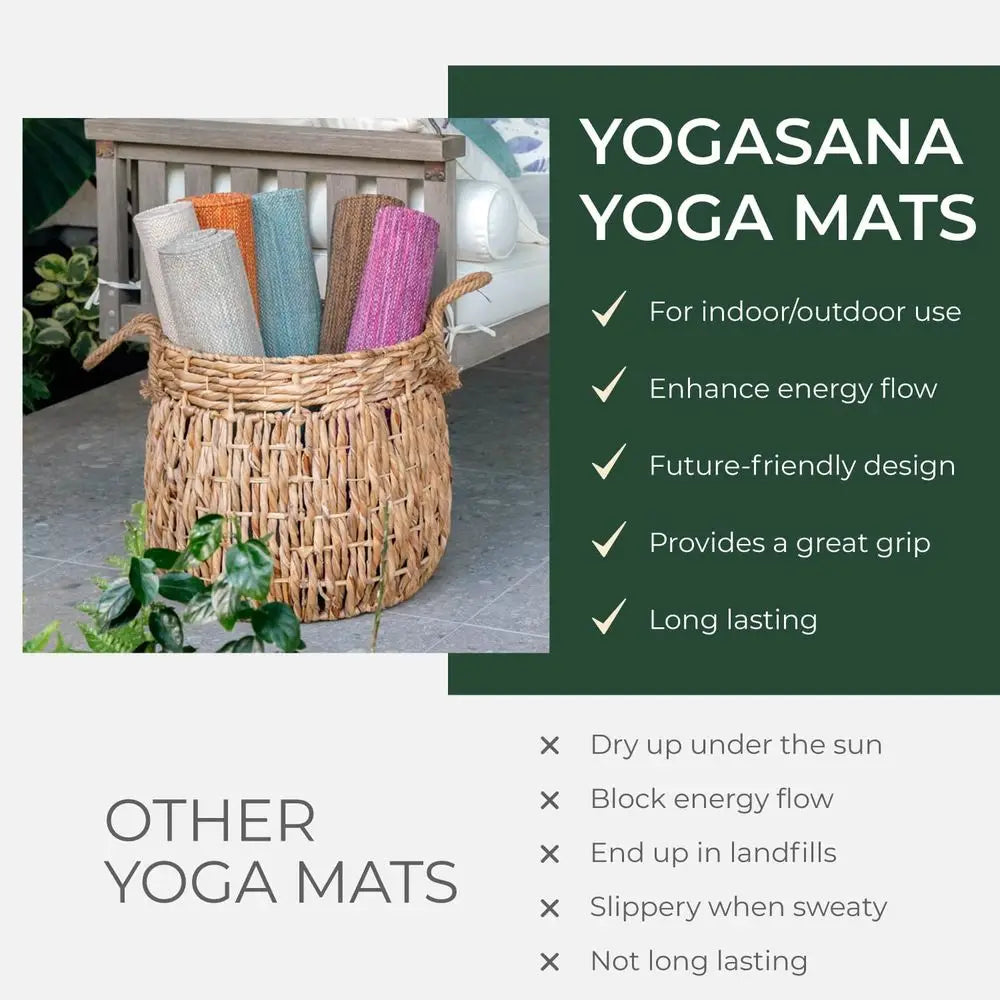 Cotton Yoga Mat Non Slip Hand Woven Foldable Extra Thick For Travel Comfort