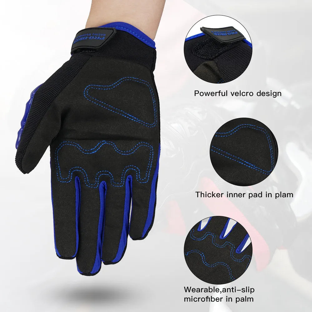 Motocross Gloves Motorcycle BMX MX ATV Dirt Bike Bicycle Skeleton Cycling Gloves for Men Women