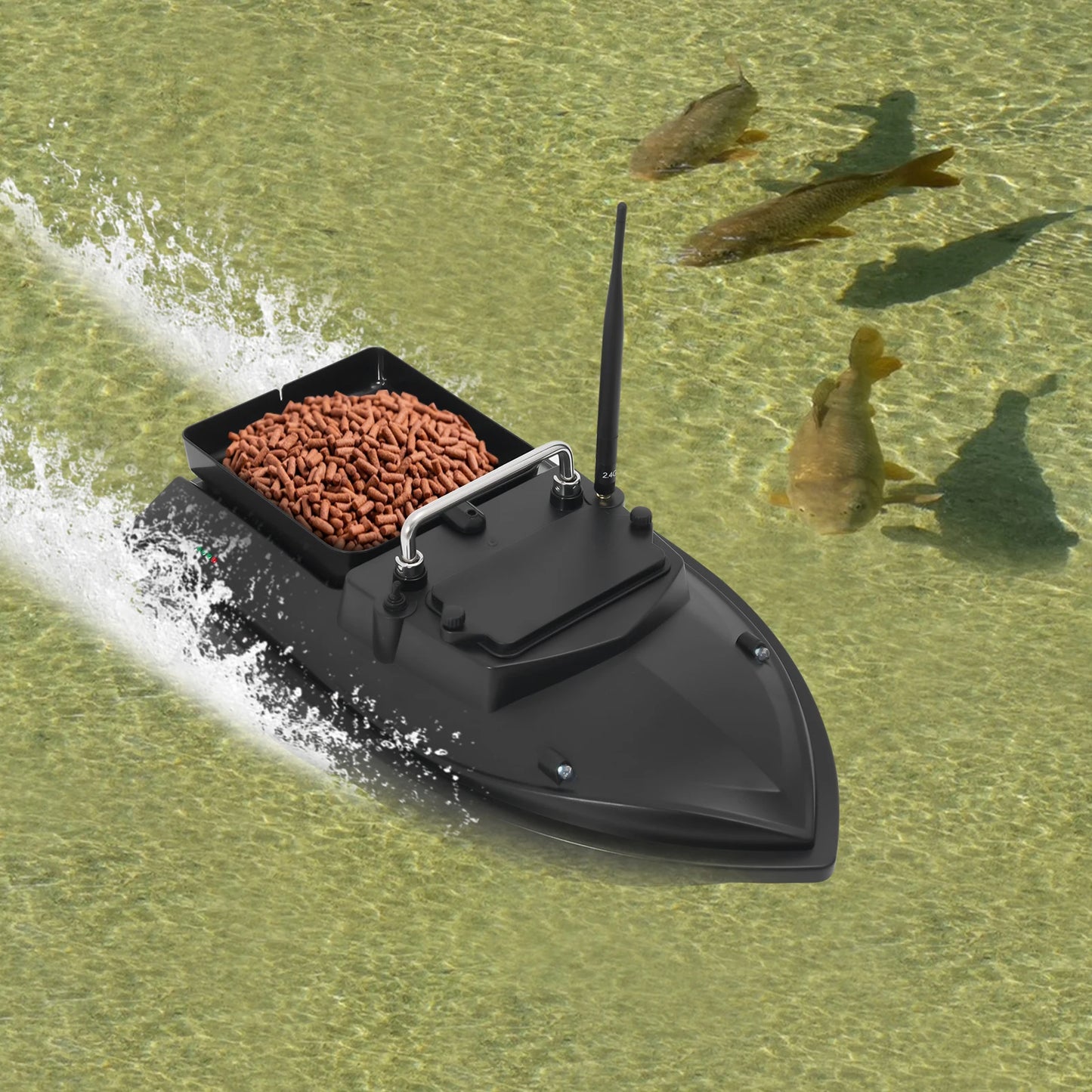 High Speed Remote Control Fishing Bait Boat for Pool and Lake Use