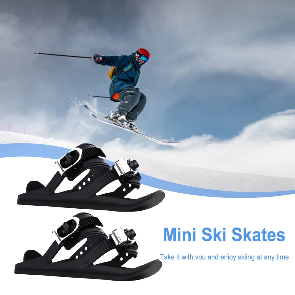 Mini Short Ski Skates Portable Snow Shoes For Winter Sports