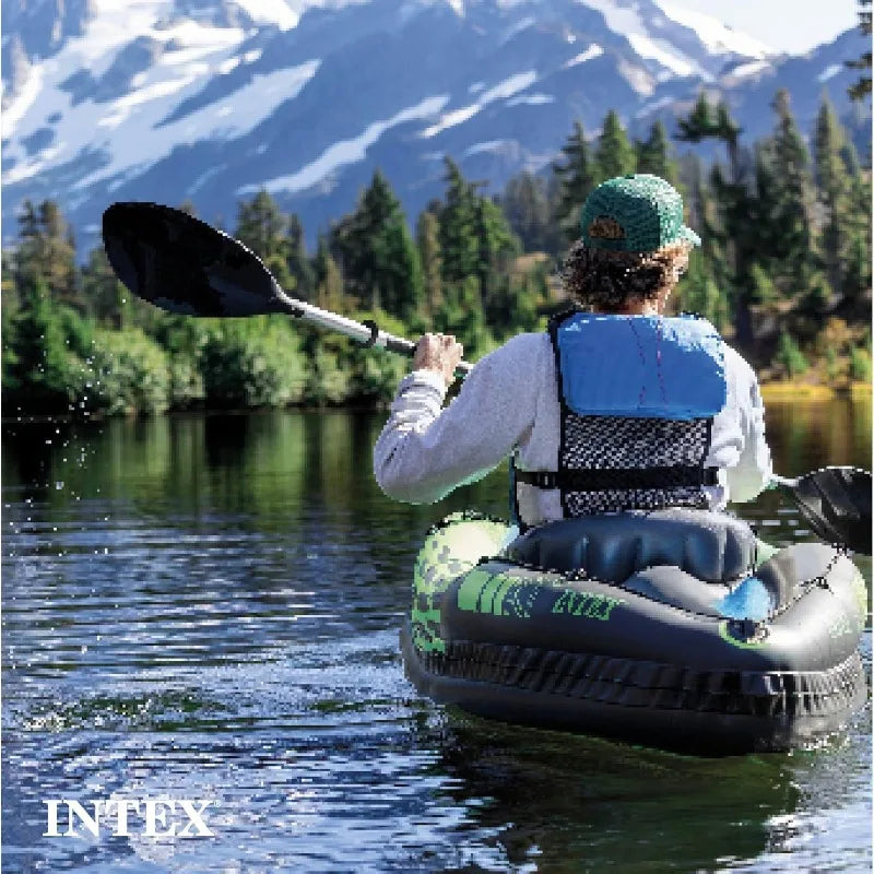 Intex Challenger Inflatable Kayak with Paddles and High-Output Pump