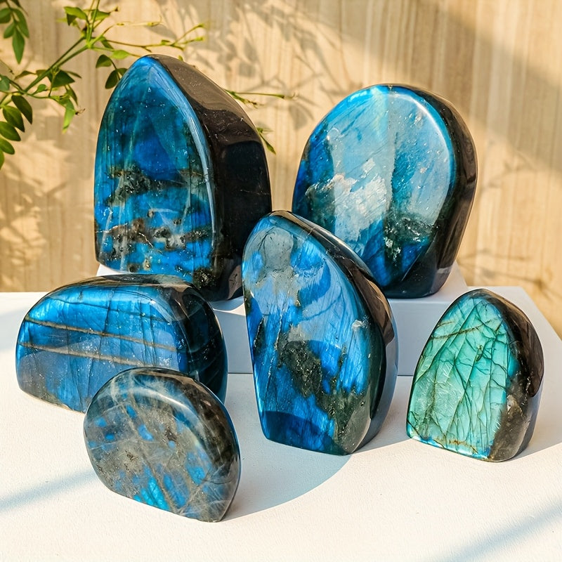 Large Labradorite Stone Ornament 600G 800G Home Decor Gift