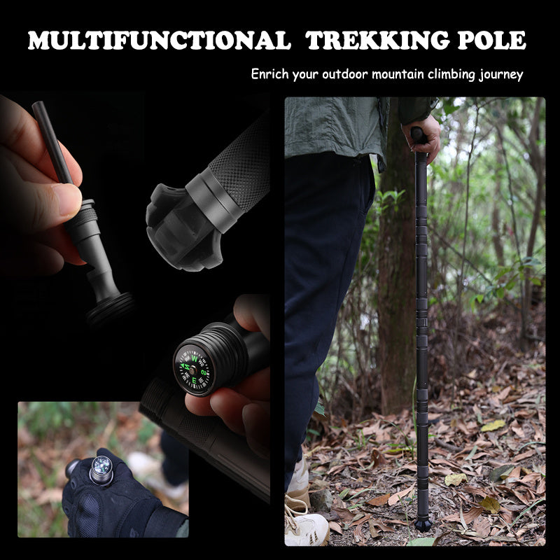 Multifunctional T Shaped Hiking Pole For Outdoor Walking
