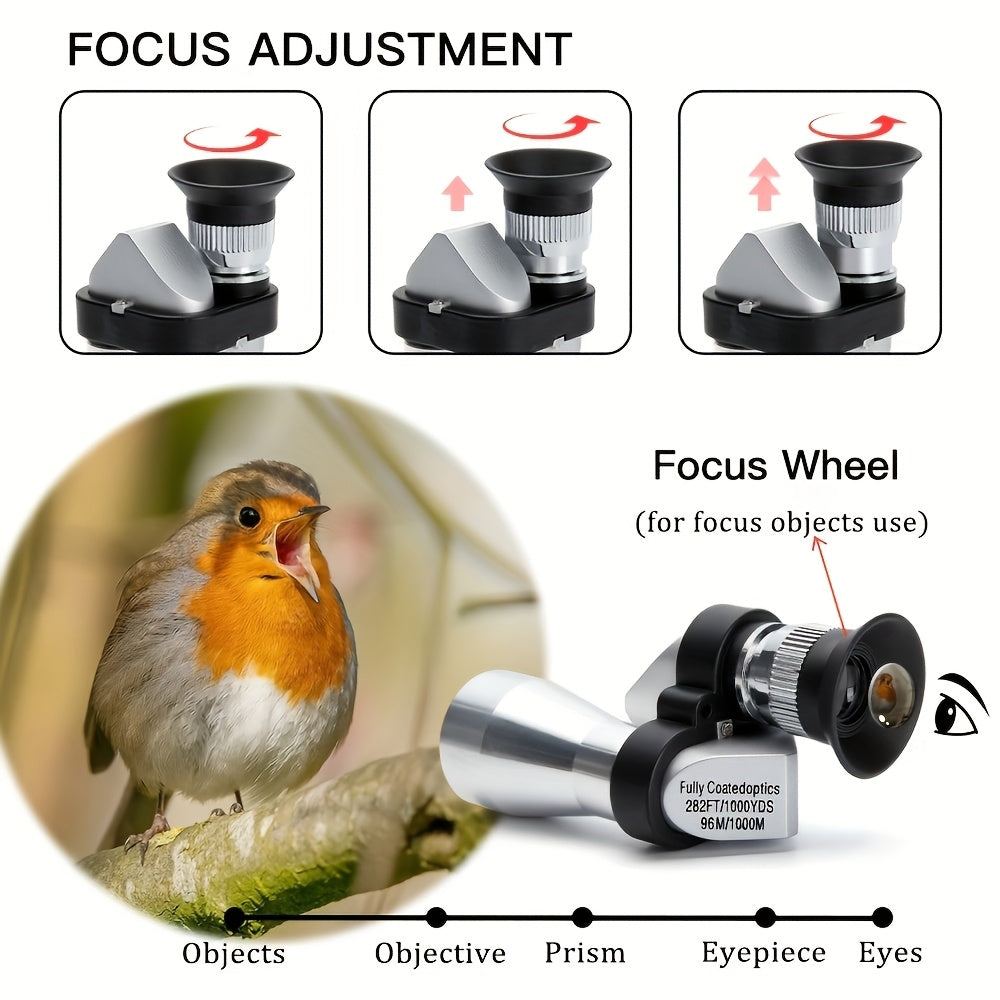 Mini Pocket Binoculars 8x20 Portable Monocular For Hiking
