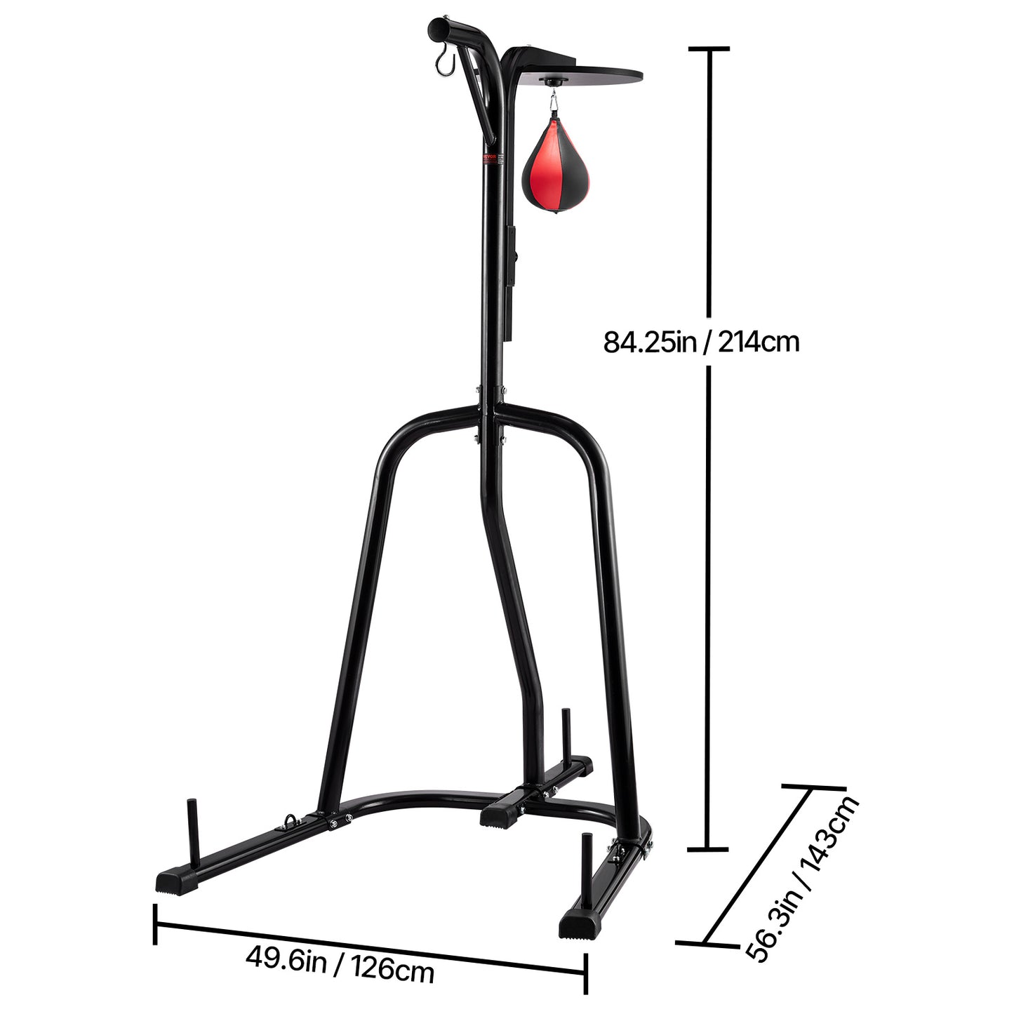 Vevor 2 In 1 Heavy Duty Punching Bag Frame Stand Fitness