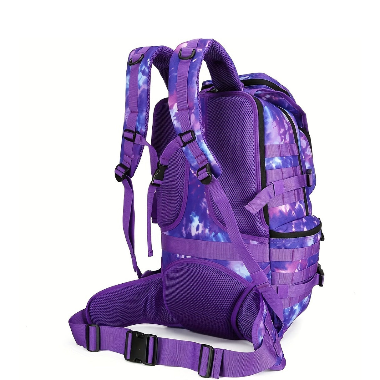 Purple Camouflage Tactical Backpack 13 21 Gallons Waterproof